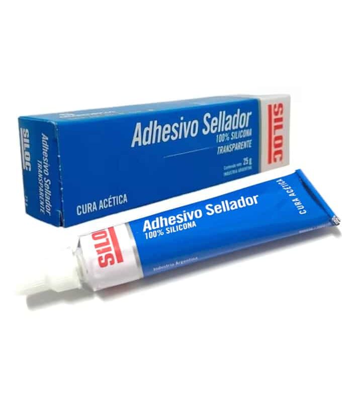 adhesivo transparente 100% silicona 25g